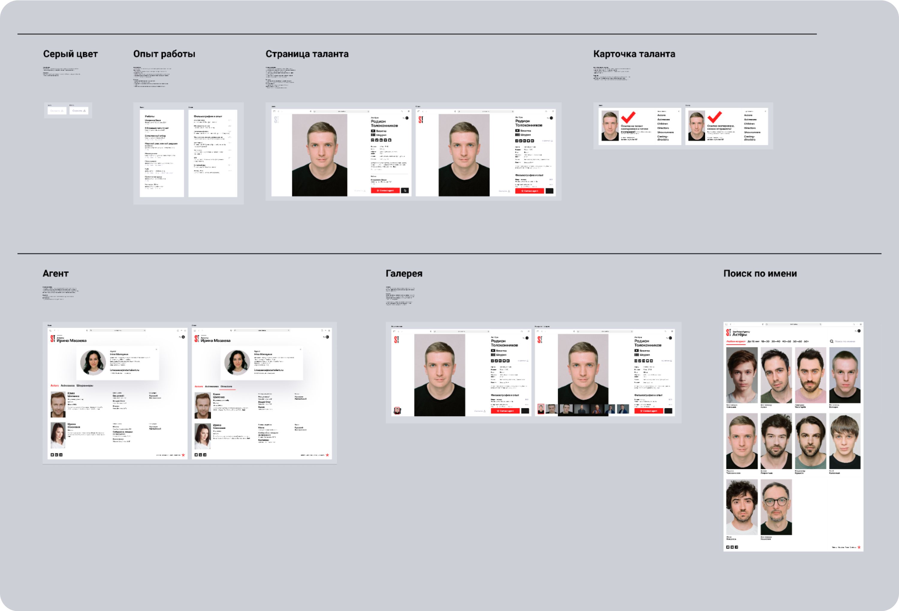 Illustration of changes after the UX test